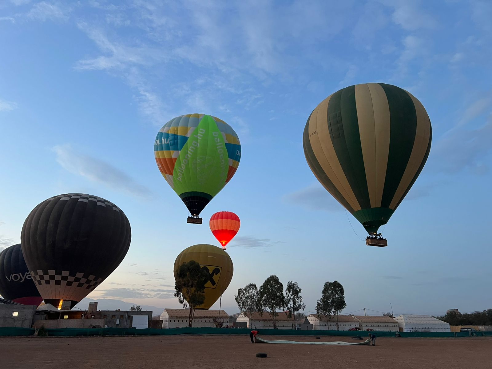 Hot Air Balloon in Palmeraie