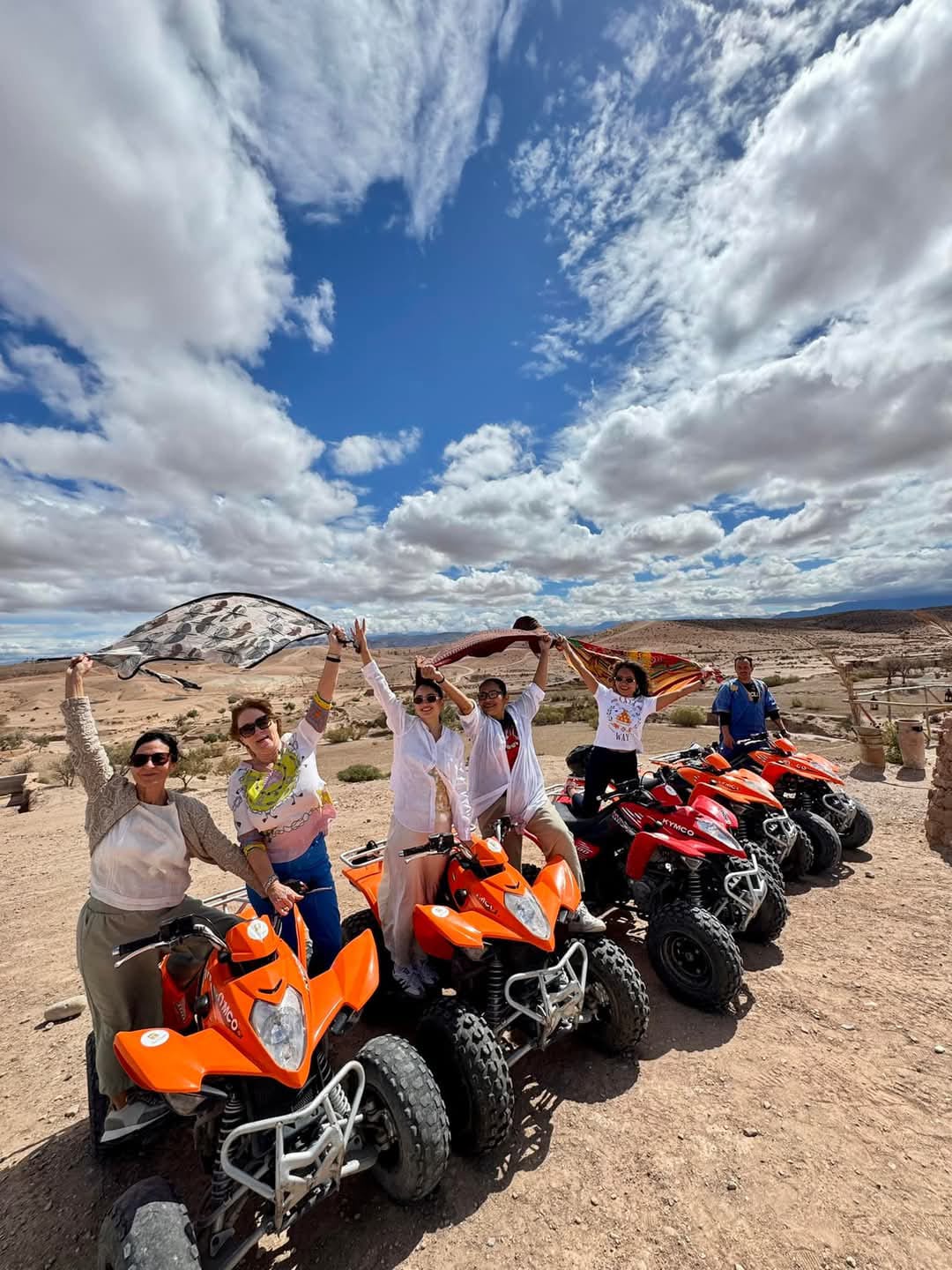 Group quad adventure in Agafay desert